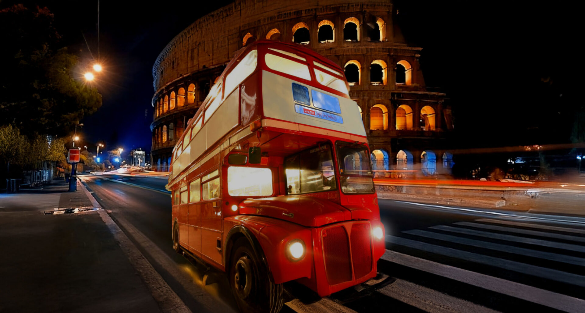 Feste in bus Bus Inglese Roma