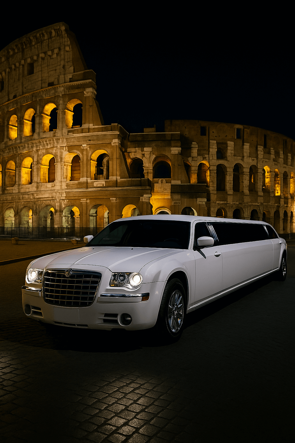 Affitto limousine chrysler roma