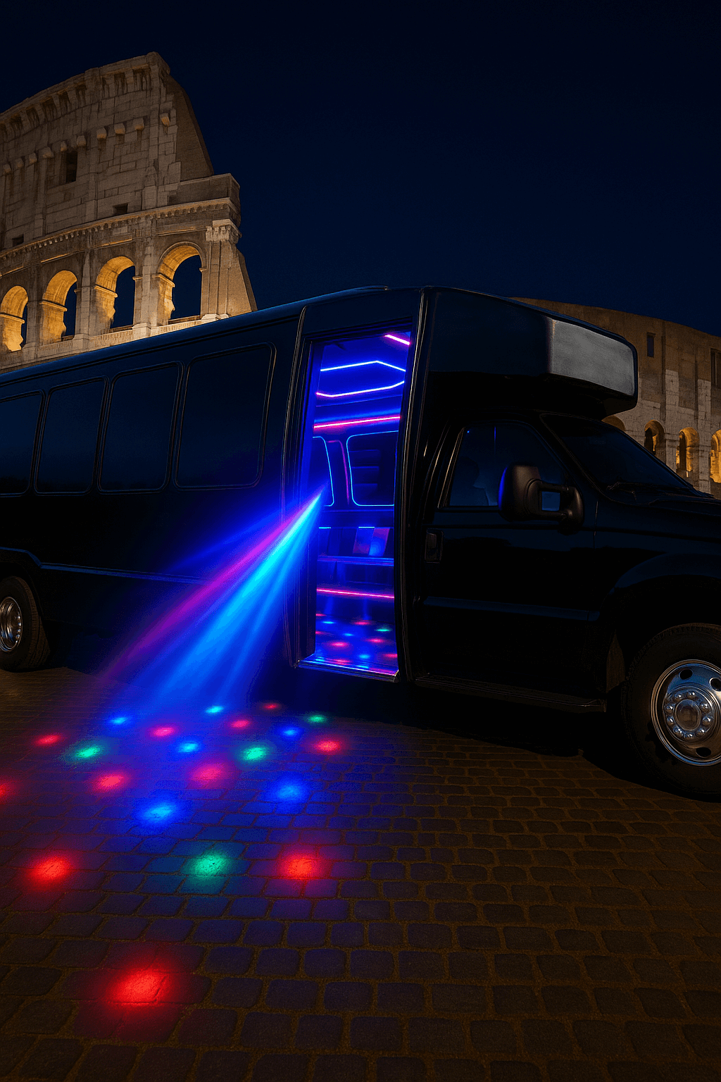 Limo bus discoteca